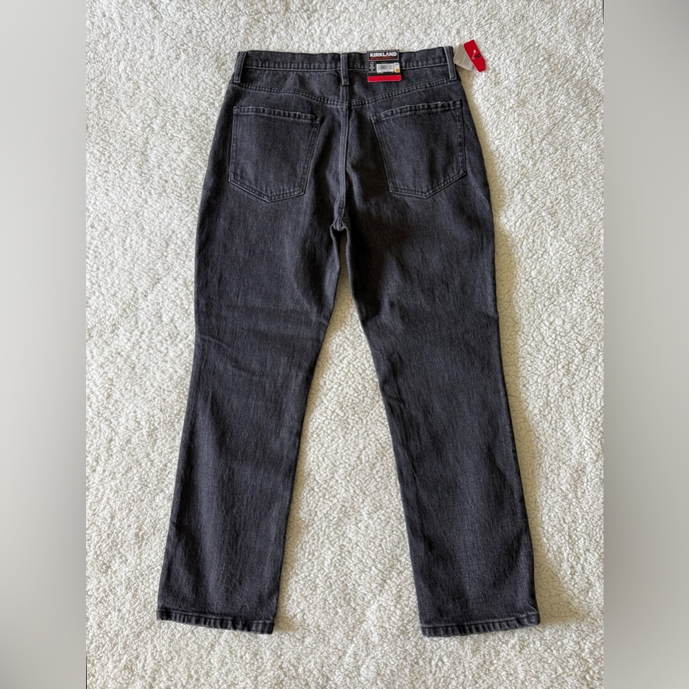 Kirkland Signature Women’s Washed Black High Rise Jeans Size 8 New with Tags